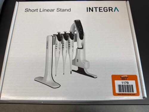 NEW INTEGRA Short Linear Stand for 4 Pipettes, Model 3216, Compatible with VIAFLO & VOYAGER