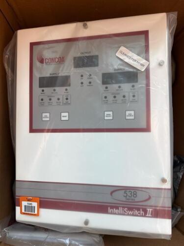 CONCOA IntelliSwitch II 538 Series Automatic Gas Switchover Panel