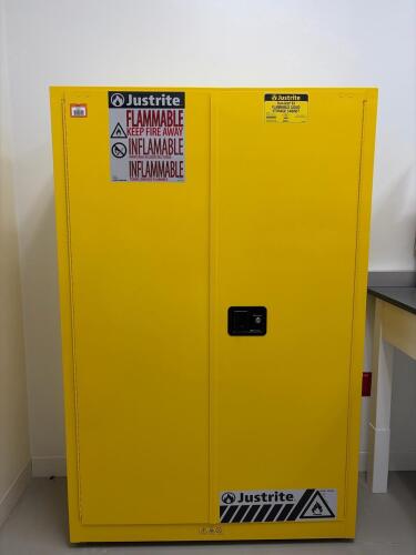Justrite Sure-Grip EX 45 Gallon Flammable Liquid Storage Cabinet