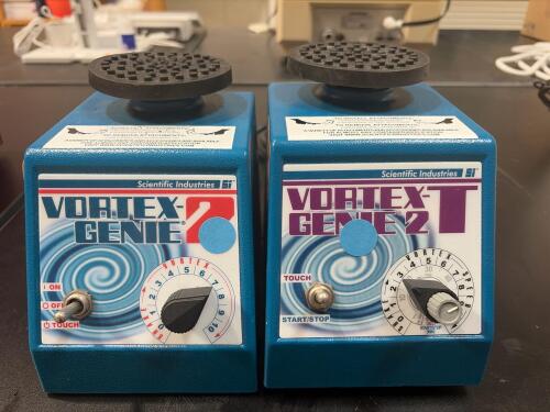 (2) Scientific Industries Vortex Mixers