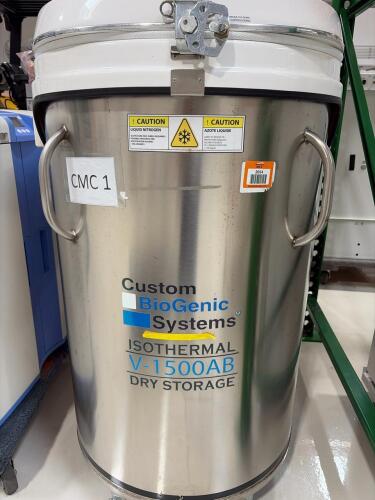 BioGenic Systems V-1500AB Isothermal Cryopreservation Storage
