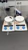 (2) Chemglass AREX Digital Pro Dual Magnetic Stirrer Hot Plate Units