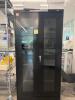 TWO Uline General Chemical Storage Cabinets, Glass Double Doors - 2