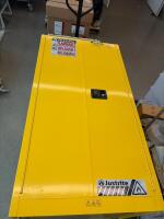 Justrite 896020 Sure-Grip EX 60-Gallon Flammable Liquid Storage Cabinet, 2 Door